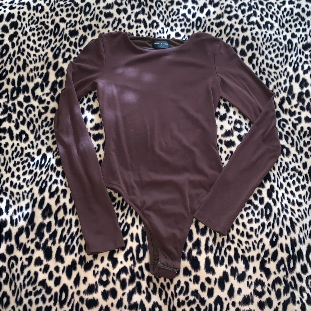 White Fox Boutique long sleeve bodysuit